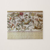 ヴィンテージ天文学，ヨハネス・ヴァン・ケウレンのスターマップ ジグソーパズル (横)