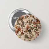 ヴィンテージ天文学,ヨハネス・ヴァン・ケウレンのスターマップ 缶バッジ (正面&裏面)