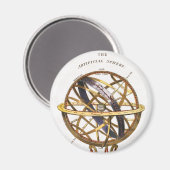 ヴィンテージ天文学、人工球体または肘状球体 マグネット (正面/裏面)