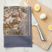 ヴィンテージ天文学,南の空の星座 キッチンタオル (四つ折り)