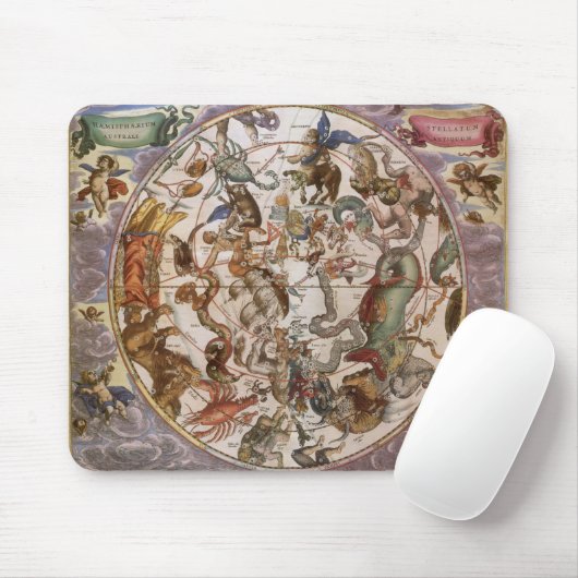ヴィンテージ天文学,南の空の星座 マウスパッド (マウス)
