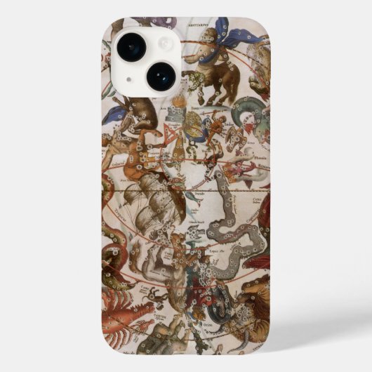 ヴィンテージ天文学,南の空の星座 Case-Mate iPhoneケース (裏面)