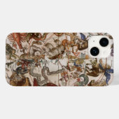 ヴィンテージ天文学,南の空の星座 Case-Mate iPhoneケース (裏面 (横))
