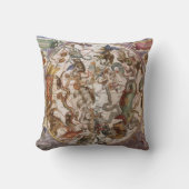 ヴィンテージ天文学、南空の星座 クッション (正面)