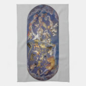 ヴィンテージ天文学 天体星座フレスコ キッチンタオル (縦)