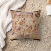 ヴィンテージ天文学、天球地図by Carel Allard クッション (ブランケット)