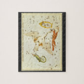 ヴィンテージ天文学、星座の星図 ジグソーパズル (縦)