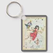 ヴィンテージ天文学,星座の星,アンドロメダ キーホルダー (正面)