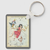 ヴィンテージ天文学,星座の星,アンドロメダ キーホルダー (裏面)