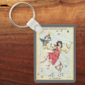 ヴィンテージ天文学,星座の星,アンドロメダ キーホルダー (正面)