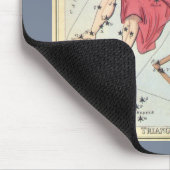 ヴィンテージ天文学，星座の星，アンドロメダ マウスパッド (コーナー)