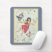 ヴィンテージ天文学，星座の星，アンドロメダ マウスパッド (マウス)