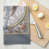 ヴィンテージ天文学、Andreas Cellarius著 キッチンタオル (四つ折り)