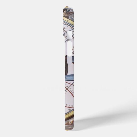 ヴィンテージ天文学、Andreas Cellarius著 Case-Mate iPhoneケース (裏面 / 左)