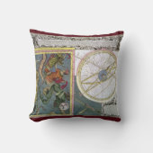 ヴィンテージ天文学、Matthaeus Seutterによる彗星パス クッション (正面)