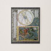 ヴィンテージ天文学、Matthaeus Seutterによる彗星パス ジグソーパズル (縦)