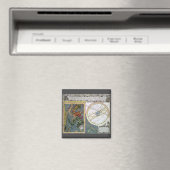 ヴィンテージ天文学、Matthaeus Seutterによる彗星パス マグネット (インサイチュ (食洗機))