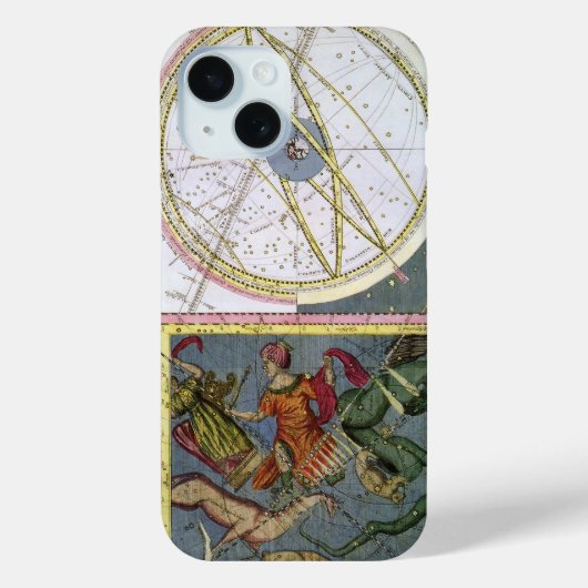 ヴィンテージ天文学、Matthaeus Seutterによる彗星パス Case-Mate iPhoneケース (裏面)