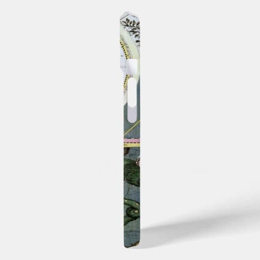 ヴィンテージ天文学、Matthaeus Seutterによる彗星パス Case-Mate iPhoneケース (裏面 / 左)