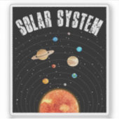 ヴィンテージ天文愛好家の軌道 シール (正面)