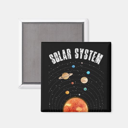 ヴィンテージ天文愛好家の軌道 マグネット (正面/裏面)