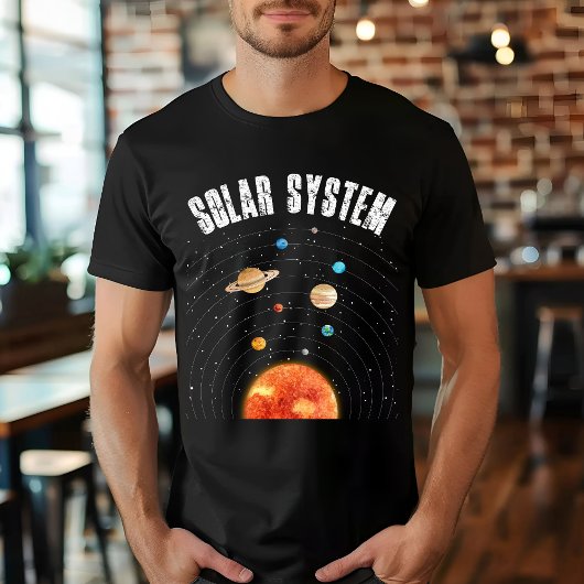 ヴィンテージ天文愛好家の軌道 Tシャツ