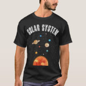 ヴィンテージ天文愛好家の軌道 Tシャツ (正面)
