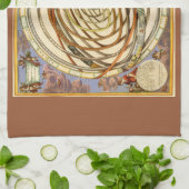 ヴィンテージ天文軌道惑星、アンドレアス・セラリウス キッチンタオル (折り畳み)