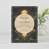 ヴィンテージ天日月の神秘的結婚な 招待状 (スタンド正面)