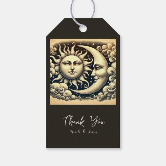 ヴィンテージ天日月 ギフトタグ (正面)