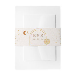 ヴィンテージ天月の星結婚のベリーバンド 招待状ベリーバンド