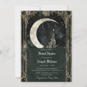 ヴィンテージ天月スターズミスティックブライダルシャワー 招待状 (正面)