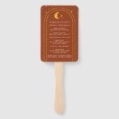 ヴィンテージ天月スターズ結婚式 プログラム ハンドファン (裏面)