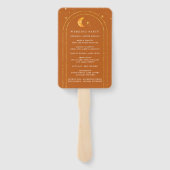 ヴィンテージ天月スターズ結婚式 プログラム ハンドファン (裏面)