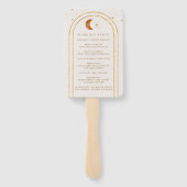 ヴィンテージ天月スターズ結婚式 プログラム ハンドファン (裏面)