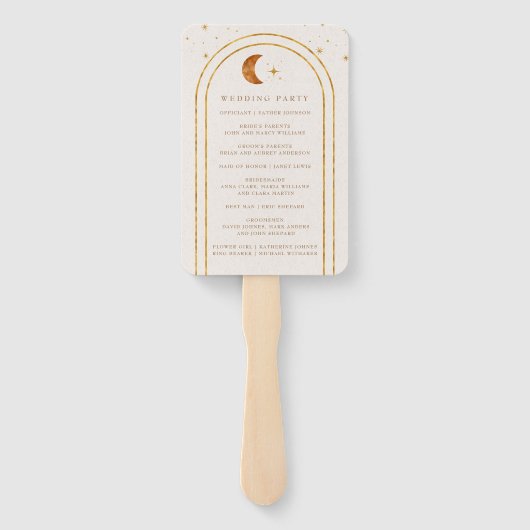 ヴィンテージ天月スターズ結婚式 プログラム ハンドファン (裏面)