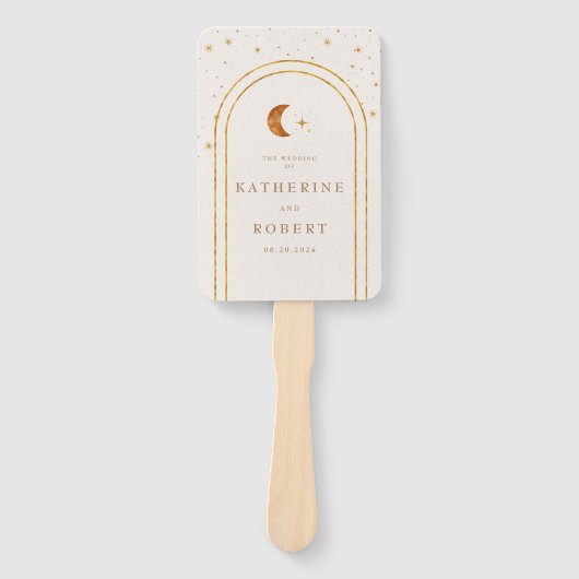 ヴィンテージ天月スターズ結婚式 プログラム ハンドファン (正面)