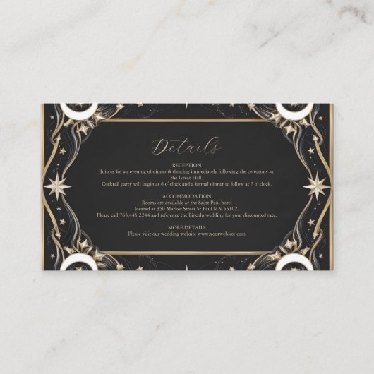 ヴィンテージ天月結婚星 エンクロージャーカード (正面)