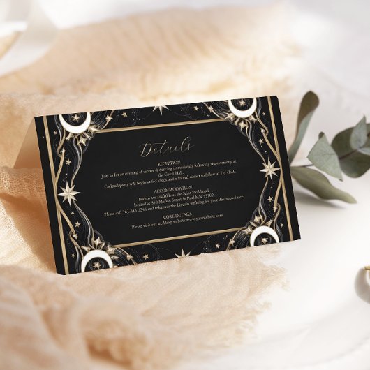 ヴィンテージ天月結婚星 エンクロージャーカード