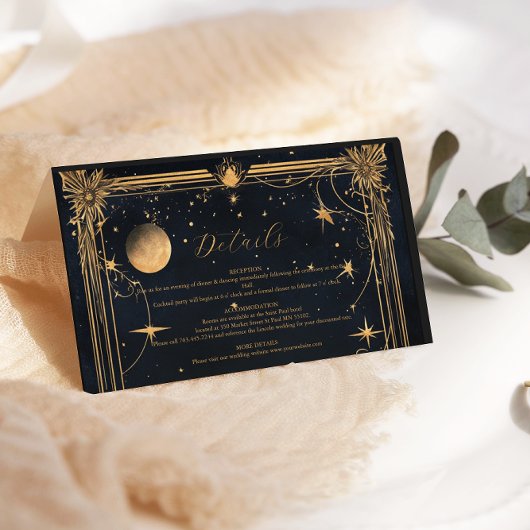 ヴィンテージ天月結婚星 エンクロージャーカード