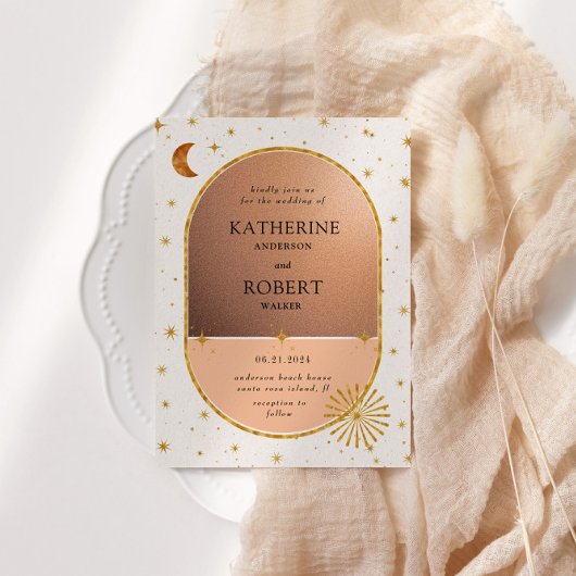 ヴィンテージ天月結婚星 招待状