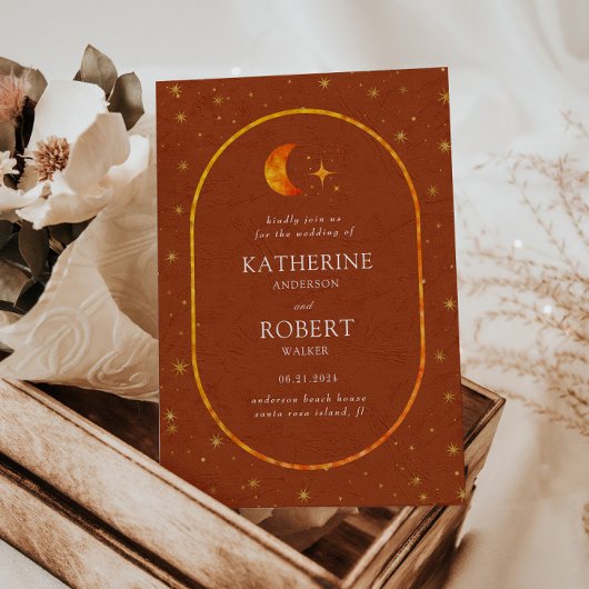 ヴィンテージ天月結婚星 招待状