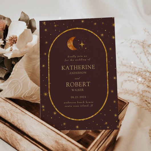 ヴィンテージ天月結婚星 招待状