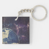 ヴィンテージ天測世界地図(1) キーホルダー (裏面)