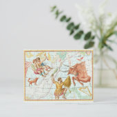 ヴィンテージ天測図星座 ポストカード (スタンド正面)