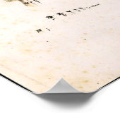 ヴィンテージ天測図 ポスター (角)