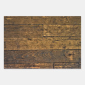 ヴィンテージ天然素木板 ラッピングペーパーシート (正面3)
