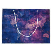 ヴィンテージ天球世界地図(10) ラージペーパーバッグ (裏面)