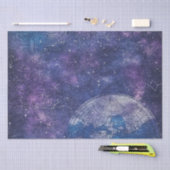 ヴィンテージ天球世界地図(12) 薄葉紙 (クラフト)