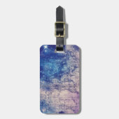 ヴィンテージ天球世界地図(14) ラゲッジタグ (正面縦)